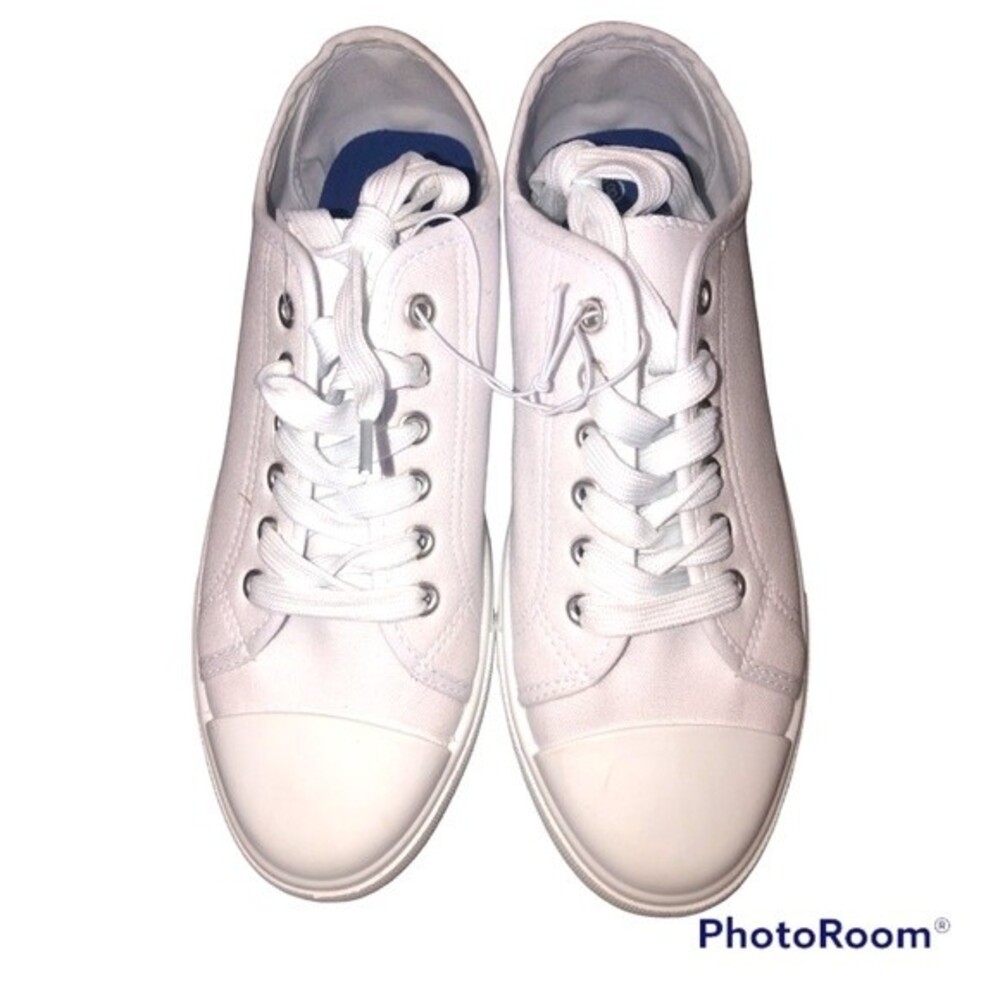 Bobbie Brooks White Canvas Sneakers